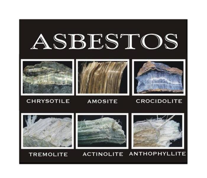 identify asbestos as chrysotile, crocidolite, amosite, etc.